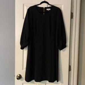 Black A line Calvin Klein dress
